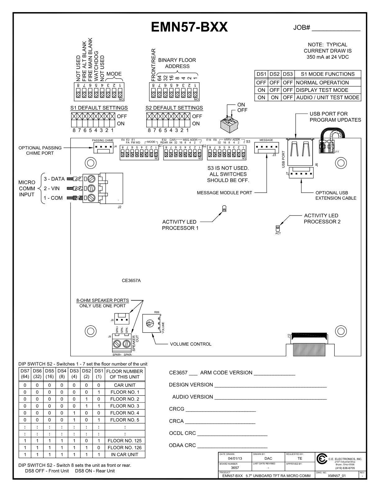 5.7" Mini PI wiring diagram