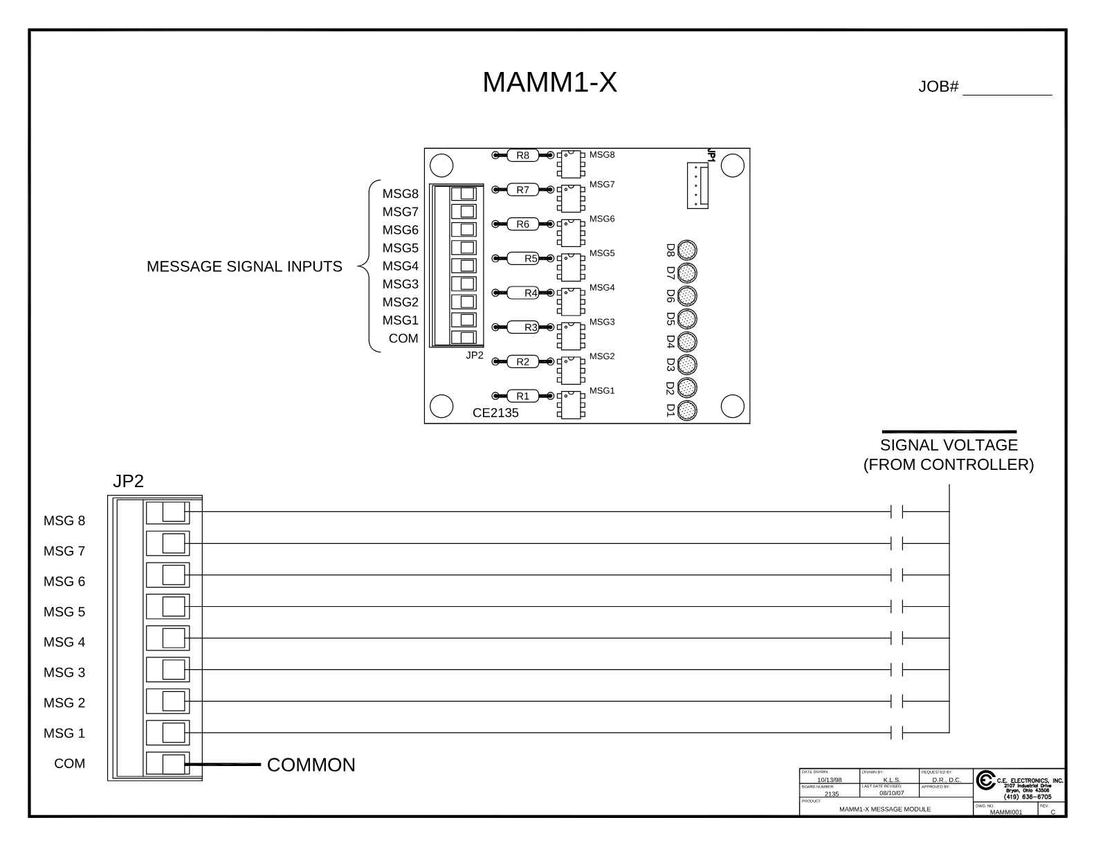 MAMM1-X wiring diagram
