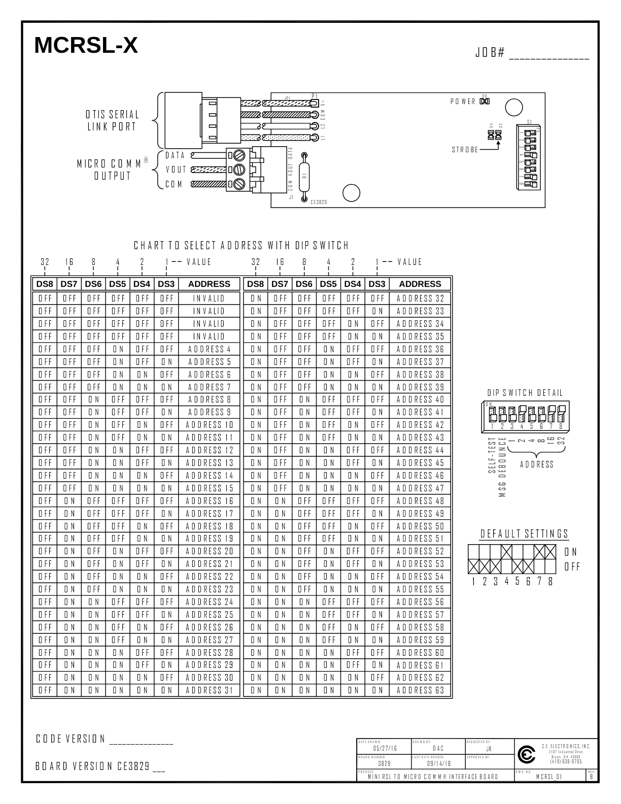 MCRSL-1 wiring diagram