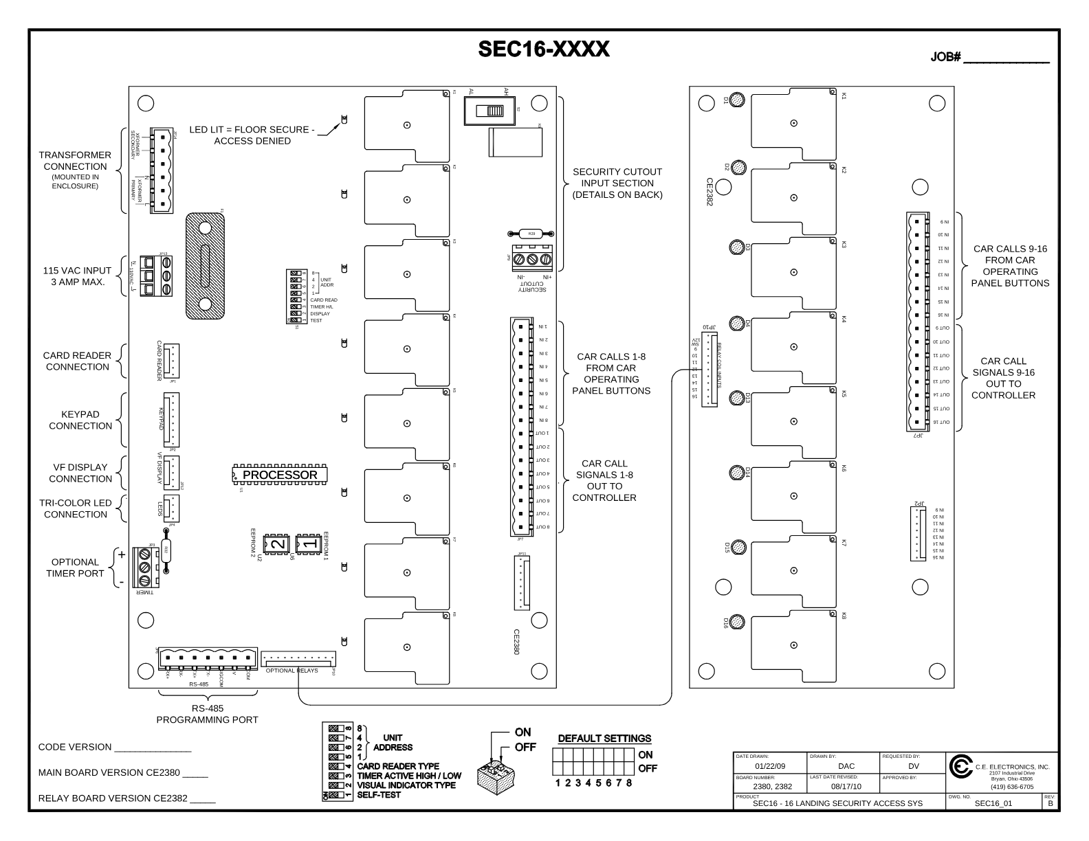16 Landing System wiring diagram