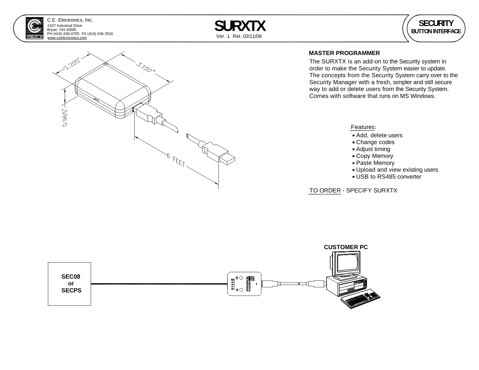 Master Programmer wiring diagram